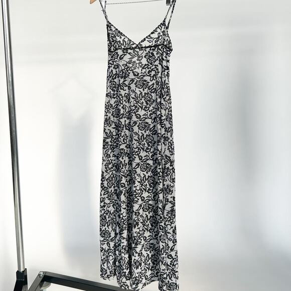 Lace Printed Vintage Slip Maxi Dress - Picture 3 of 3